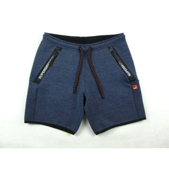   SUPERDRY SPORT FÉRFI (M) PASZTELL-KÉK RUGALMAS DEREKÚ RÖVIDNADRÁG / SPORTNADRÁG