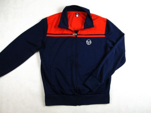 ÚJ! SERGIO TACCHINI HOSSZÚ UJJÚ PIROS-SÖTÉTKÉK FÉRFI (L) KARDIGÁN PULÓVER