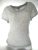 TOMMY HILFIGER CSINOS SZÜRKE RÖVID UJJÚ NŐI (2XL) PÓLÓ FELSŐ