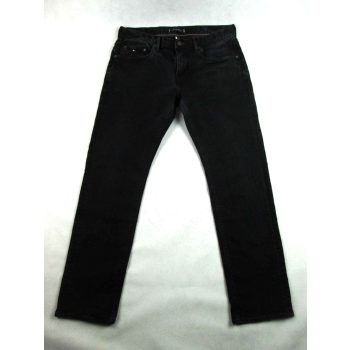   TOMMY HILFIGER DENTON STRETCH FÉRFI (M - W33 / L30) FEKETE SZTRECCSES FARMER