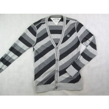   TOMMY HILFIGER ELEGÁNS HOSSZÚ UJJÚ FÉRFI (L) SZÜRKE RUGALMAS KARDIGÁN