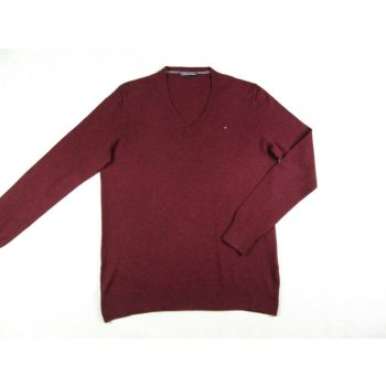 TOMMY HILFIGER ELEGÁNS RUGALMAS NŐI (M) BORDÓ PULÓVER