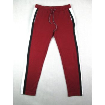   TOMMY HILFIGER FÉRFI (XS / S / KAMASZ) BORDÓ ERŐS DERÉKGUMIS SZABADIDŐNADRÁG / MELEGÍTŐNADRÁG