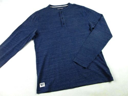 TOMMY HILFIGER FÉRFI (S) ELEGÁNS HOSSZÚ UJJÚ PASZTELL-KÉK PÓLÓ