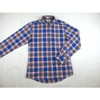   TOMMY HILFIGER FÉRFI (S) ELEGÁNS HOSSZÚ UJJÚ SÖTÉTKÉK-PIROS KOCKÁS ING