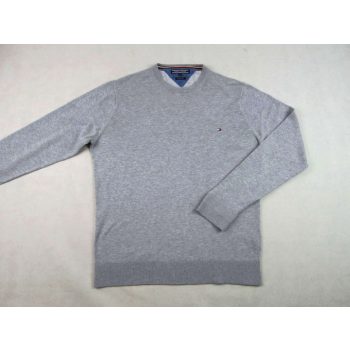 TOMMY HILFIGER FÉRFI (M) ELEGÁNS SZÜRKE PULÓVER