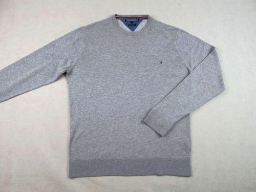TOMMY HILFIGER FÉRFI (M) ELEGÁNS SZÜRKE PULÓVER