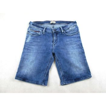   TOMMY HILFIGER FÉRFI (M - W32) FARMERKÉK SZÍNŰ FARMER RÖVIDNADRÁG / TÉRDNADRÁG