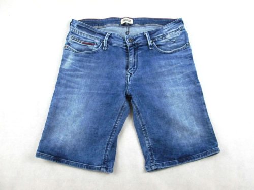TOMMY HILFIGER FÉRFI (M - W32) FARMERKÉK SZÍNŰ FARMER RÖVIDNADRÁG / TÉRDNADRÁG
