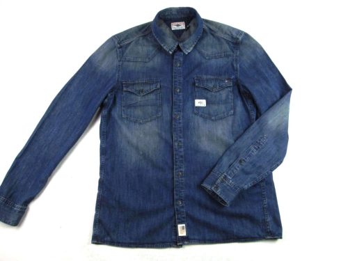 TOMMY HILFIGER FÉRFI (M / L) KÉK HOSSZÚ UJJÚ FARMERING