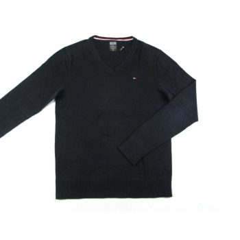   TOMMY HILFIGER HOSSZÚ UJJÚ NŐI (M) FEKETE KÖNNYED RUGALMAS FELSŐ