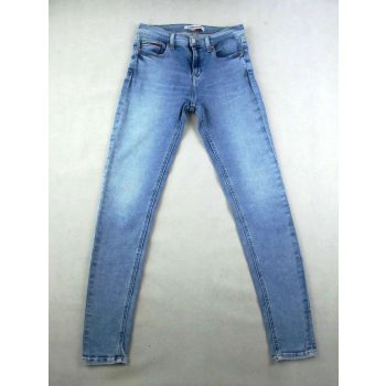   TOMMY HILFIGER NORA MID RISE SKINNY NŐI (S - W27 / L32) VILÁGOSKÉK SZTRECCSES FARMER