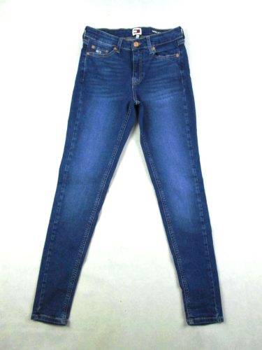 TOMMY HILFIGER NORA MID SKINNY NŐI (S / M - W28 / L30) FARMERKÉK SZTRECCSES FARMER