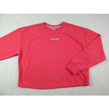 TOMMY HILFIGER NŐI (M) PINK-RÓZSASZÍN RÖVID PULÓVER