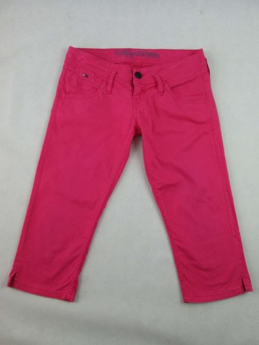 TOMMY HILFIGER NŐI (M) SPORTOS ELEGÁNS CIKLÁMEN HÁROMNEGYEDES NADRÁG