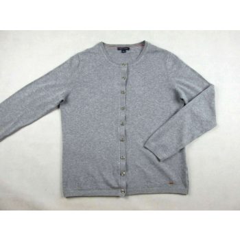   TOMMY HILFIGER NŐI (L) SZÜRKE HOSSZÚ UJJÚ RUGALMAS KARDIGÁN FELSŐ