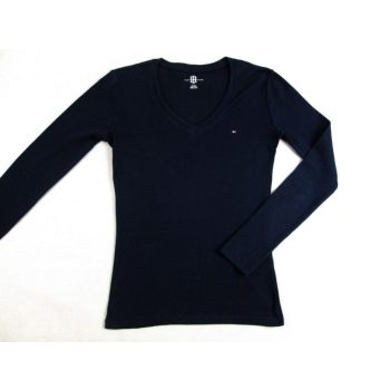 TOMMY HILFIGER NŐI (XS) ÉJ SÖTÉTKÉK PULÓVER