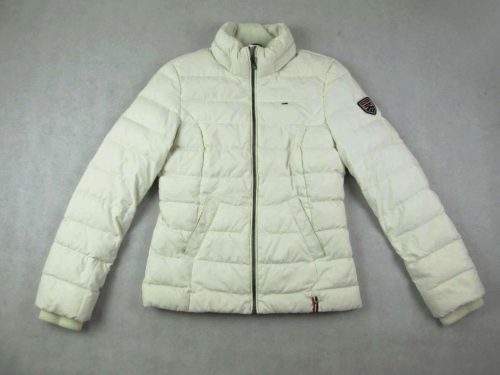TOMMY HILFIGER NŐI (S) TÖRTFEHÉR STEPPELT DZSEKI / KABÁT
