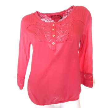   TOMMY HILFIGER NŐI (M) 3/4-ES UJJÚ KORALL KÖNNYED BLÚZ FELSŐ