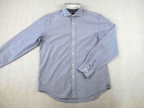TOMMY HILFIGER NEW YORK FIT FÉRFI (M) ELEGÁNS HOSSZÚ UJJÚ PASZTELL-KÉK ING