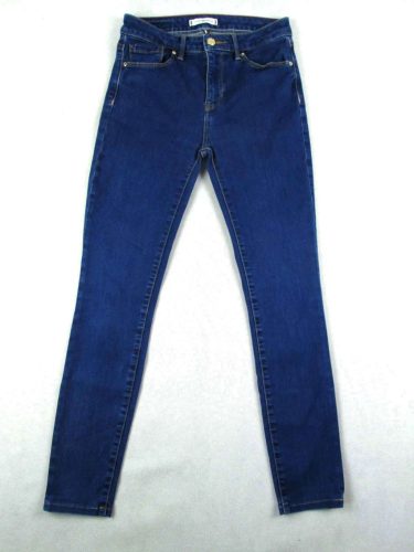 TOMMY HILFIGER RW JEGGING FIT NŐI (S - W27 / L32) KÉK SZTRECCSES FARMER