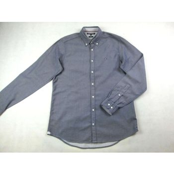   TOMMY HILFIGER SLIM FIT FÉRFI (L) ELEGÁNS HOSSZÚ UJJÚ SZÜRKE ING
