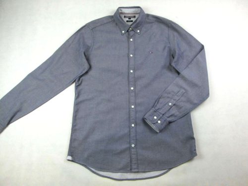 TOMMY HILFIGER SLIM FIT FÉRFI (L) ELEGÁNS HOSSZÚ UJJÚ SZÜRKE ING