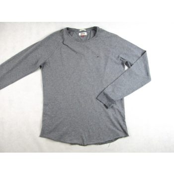   TOMMY HILFIGER SZÜRKE FÉRFI (M) HOSSZÚ UJJÚ RUGALMAS PÓLÓ FELSŐ