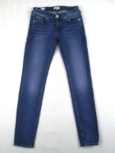 TOMMY HILFIGER SOPHIE LOW RISE SKINNY NŐI (S - W26 / L30) FARMERKÉK SZTRECCSES FARMER