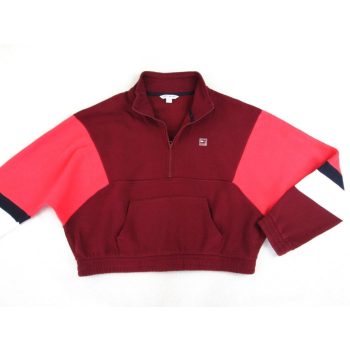 TOMMY HILFIGER SPORT NŐI (M) BORDÓ-KORALL SZÍNŰ PULÓVER