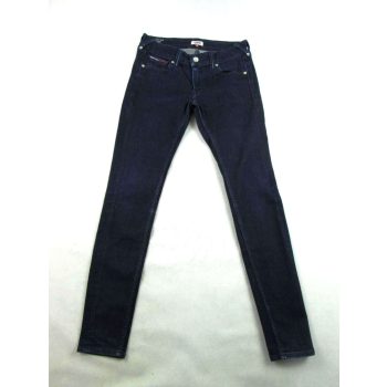   TOMMY HILFIGER SOPHIE NŐI (M - W28 / L32) SÖTÉTKÉK SZTRECCSES FARMER