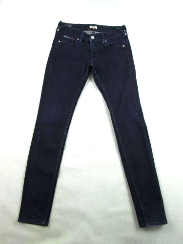 TOMMY HILFIGER SOPHIE NŐI (M - W28 / L32) SÖTÉTKÉK SZTRECCSES FARMER