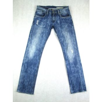   TOMMY HILFIGER SLIM SCANTON FÉRFI (M - W31 / L34) KÉK KOPTATOTT FARMERNADRÁG