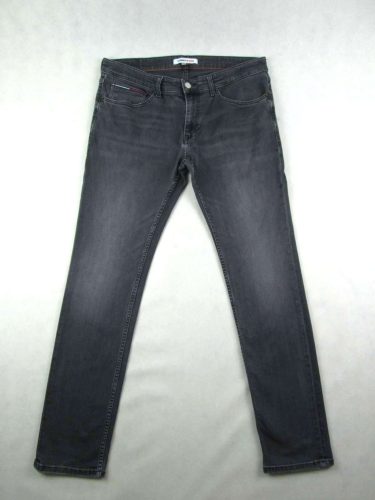 TOMMY HILFIGER SLIM SCANTON SÖTÉTSZÜRKE FÉRFI (W36 / L34) SZTRECCSES FARMER