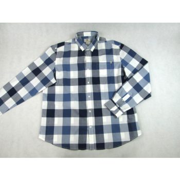   TIMBERLAND HOSSZÚ UJJÚ FÉRFI (3XL) PASZTELLKÉK-SÖTÉTSZÜRKE-FEHÉR KOCKÁS ING