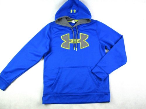 UNDER ARMOUR FÉRFI (S / M) KÉK HOSSZÚ UJJÚ KAPUCNIS SPORT PULÓVER