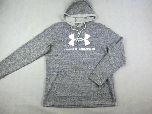 UNDER ARMOUR FÉRFI (M / L) SPORTOS HOSSZÚ UJJÚ SZÜRKE KAPUCNIS PULÓVER
