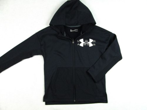 UNDER ARMOUR GYEREK LÁNY / NŐI (S) FEKETE HOSSZÚ UJJÚ KAPUCNIS PULÓVER KARDIGÁN