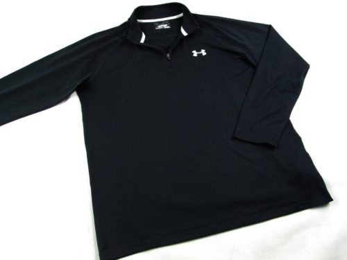 UNDER ARMOUR HEATGEAR FÉRFI (M) FEKETE RUGALMAS SPORT FELSŐ