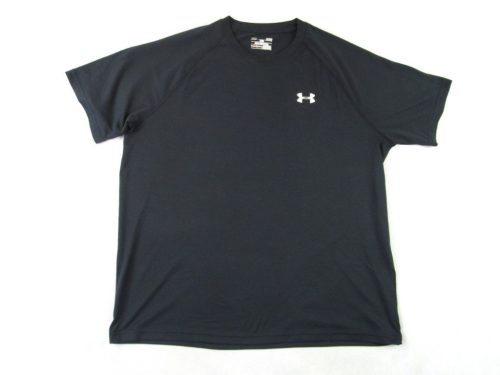 UNDER ARMOUR HEATGEAR FEKETE RÖVID UJJÚ FÉRFI (L) SPORT FELSŐ