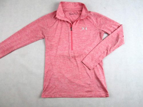 UNDER ARMOUR HEATGEAR HOSSZÚ UJJÚ NŐI (XS) RÓZSASZÍN SPORT FELSŐ