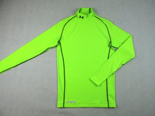 UNDER ARMOUR HOSSZÚ UJJÚ FÉRFI (L) NEON-ZÖLD KOMPRESSZIÓS SPORT FELSŐ