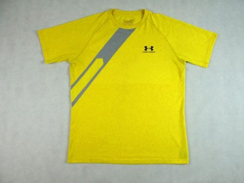 UNDER ARMOUR RÖVID UJJÚ FÉRFI (M) SÁRGA SPORT FELSŐ PÓLÓ