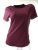 UNDER ARMOUR RÖVID UJJÚ NŐI (L) BORDÓ RUGALMAS SPORT FELSŐ PÓLÓ