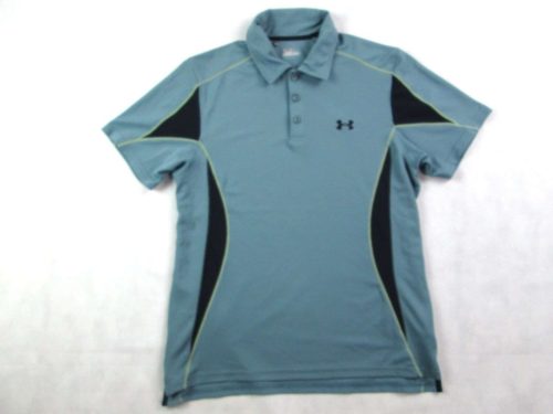 UNDER ARMOUR SPORTOS ELEGÁNS RÖVID UJJÚ FÉRFI (M) PASZTELL-KÉK GALLÉROS PÓLÓ