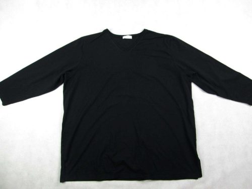ULLA POPKEN ELEGÁNS FEKETE 3/4-ES UJJÚ NŐI (3XL / 4XL) KÖNNYED FELSŐ