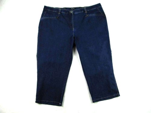 ULLA POPKEN NŐI (3XL / 4XL) SÖTÉTKÉK FARMERNADRÁG