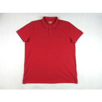   WRANGLER ELEGÁNS RÖVID UJJÚ FÉRFI (2XL) MEGGYPIROS GALLÉROS PÓLÓ