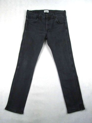 WRANGLER GREENSBORO FÉRFI (M - W32 / L32) SÖTÉTSZÜRKE SZTRECCSES FARMERNADRÁG