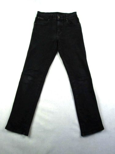 WRANGLER TEXAS STRETCH FÉRFI (S - W30 / L32) SÖTÉTSZÜRKE-FEKETE SZTRECCSES FARMER